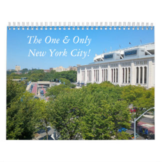 Ein und der einzige NYC-Wandkalender Kalender