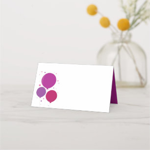 Ein und Spaß lila Geburtstag Placecards Platzkarte