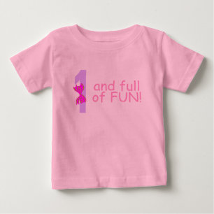 Ein und volles des Spaßes (Bogen) Baby T-shirt