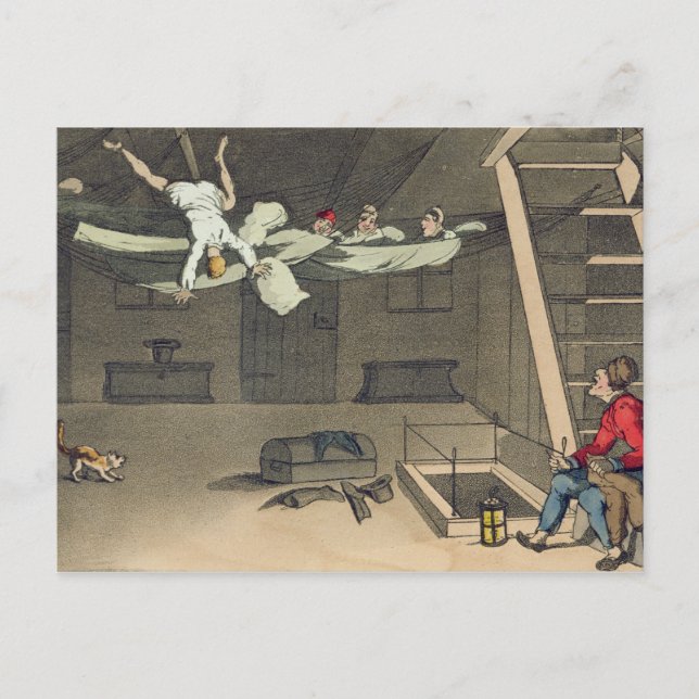 Ein - und wieder aus dem Teller von "The Advent Postkarte (Vorderseite)