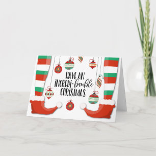 ein unglaubliches Weihnachtsbauble inkredi-baubl h Karte