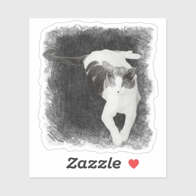 Ein ungleicher Winkel Aufkleber (Blatt)