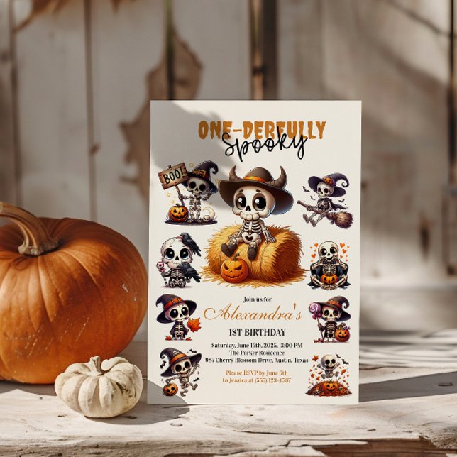 Ein unheimlich seltsamer Western Halloween erste G Einladung (Von Creator hochgeladen)