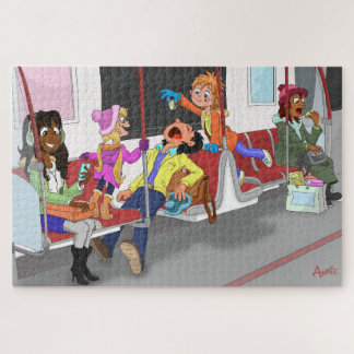 Ein unheimliches Kind in der U-Bahn Puzzle