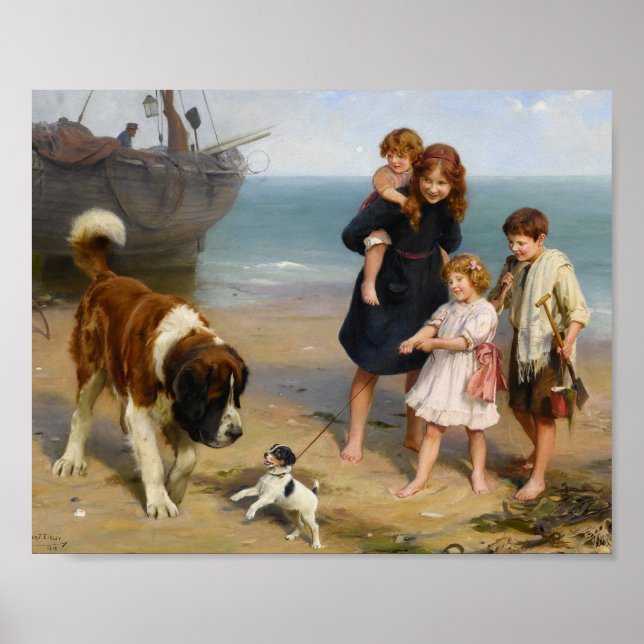 Ein unwahrscheinliches Paar | Arthur John Elsley Poster (Vorne)