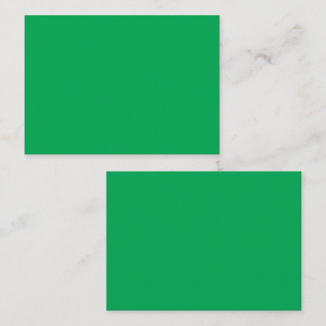 Ein üppiger, grüner Farn mit zartem, verzaubertem  Terminkarte (Vorne/Hinten)