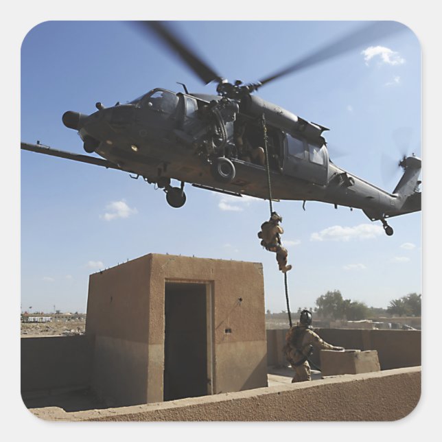 Ein US-Luftwaffenparadies Quadratischer Aufkleber (Vorderseite)