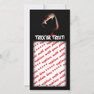 Ein Vampirkuss des Todes Feiertagskarte