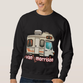 Ein Van rief Morrison an. Camping und Surfer Sweatshirt
