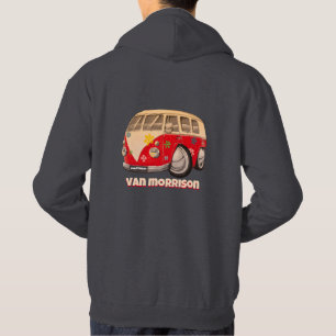 Ein Van rief Morrison an. Camping und Surfer Unise Hoodie