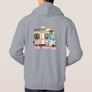 Ein Van rief Morrison an. Camping und Surfer Unise Hoodie