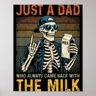 Ein Vater, der am Vatertag für Männer Erwachsene z Poster