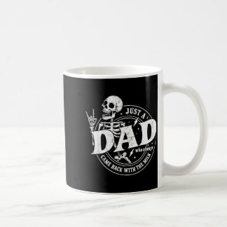 Ein Vater, der am Vatertag mit der Milch zurückkam Kaffeetasse