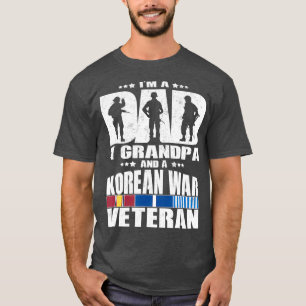 Ein Vater, ein Opa und ein Geschenk für Veteranen T-Shirt