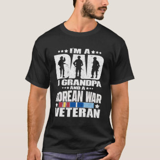 Ein Vater, ein Opa und ein Veteran aus dem Koreakr T-Shirt