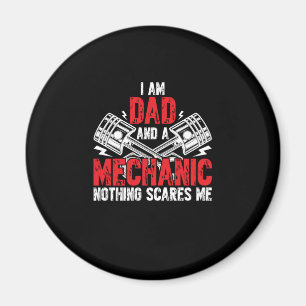 Ein Vater und ein Mechaniker Magnet