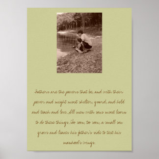 Ein Vater und Sohn Poster