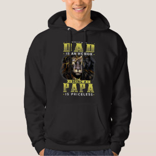 Ein Vater zu sein ist eine Ehre Papa zu sein ist u Hoodie