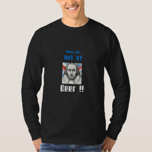 Ein verärgerter Shakespeare, weil es kein T-Shirt