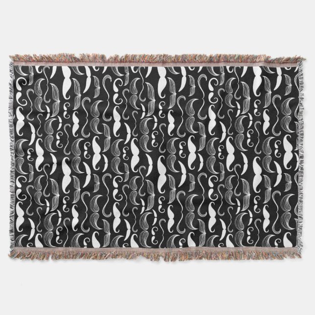 Ein Verein der Herren. Schnurrbartmuster Decke (Vorderseite)