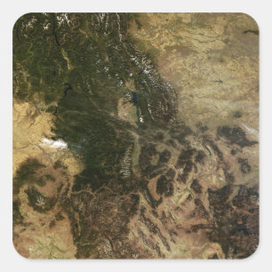 Ein verhältnismäßig voller Tag Quadratischer Aufkleber