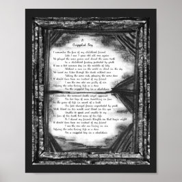 Ein verkrüppelter Junge Poster