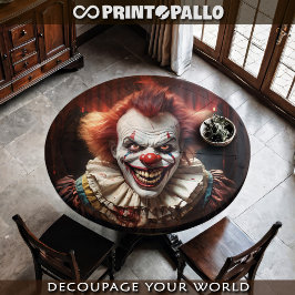 Ein verrückter Killer Clown jagt dich ab! Seidenpapier