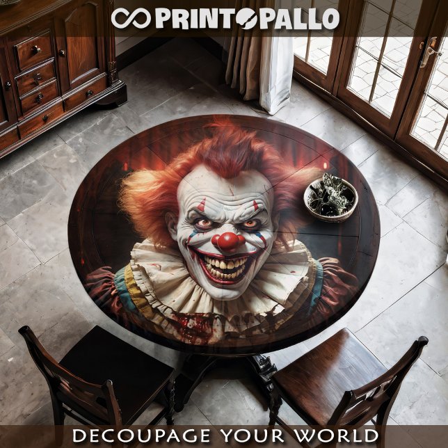 Ein verrückter Killer Clown jagt dich ab! Seidenpapier (Von Creator hochgeladen)