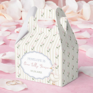 Ein verrücktes Gänse-Mädchen 1. Geburtstag Geschenkschachtel