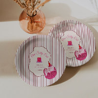 Ein verrücktes rosa Kätzchen 1. Geburtstag