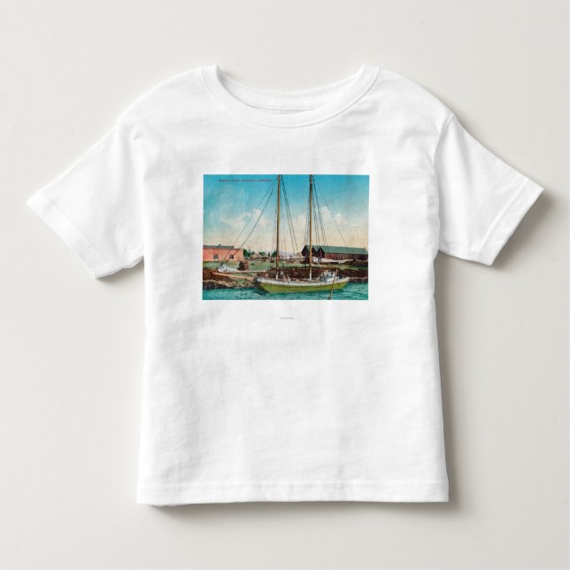 Ein VerschiffenSchooner ScenePetaluma, CA Kleinkind T-shirt (Vorderseite)