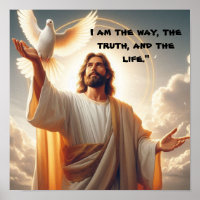 Ein Versprechen von Jesus Poster: