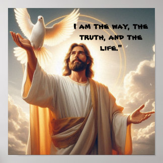Ein Versprechen von Jesus Poster: Poster