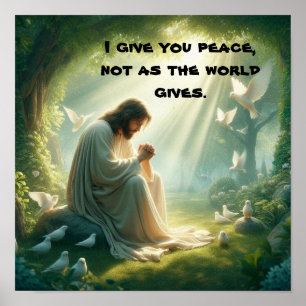 Ein Versprechen von Jesus Poster: Poster