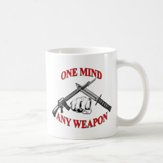 Ein Verstand irgendeine Waffe MCMAP Tasse