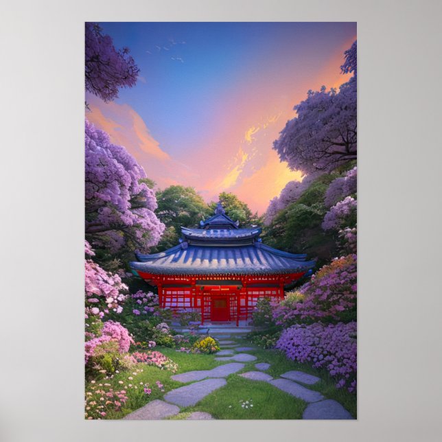 Ein verstecktes Spiel im Serenengarten Poster (Vorne)