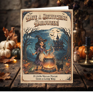 Ein verzauberndes Halloween Karte