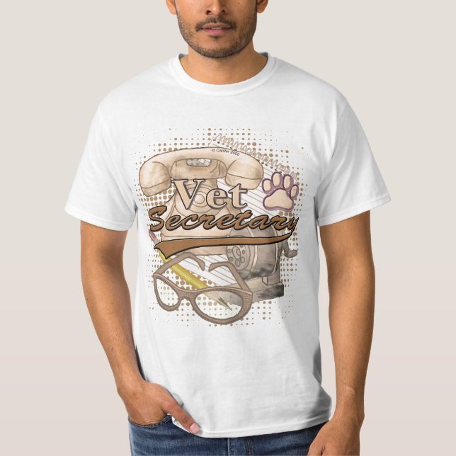 Ein Vet Secretary-T - Shirt (Vorderseite)