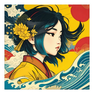 Ein vietnamesisches Mädchen im Vollblut Fotodruck