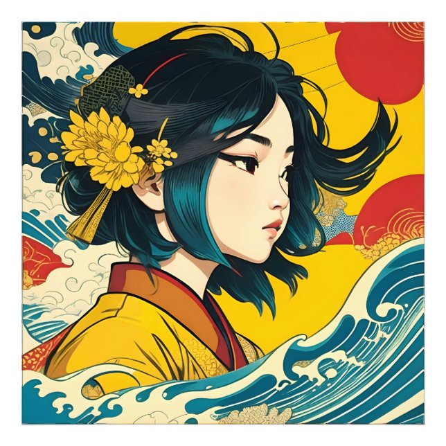 Ein vietnamesisches Mädchen im Vollblut Fotodruck (Vorne)