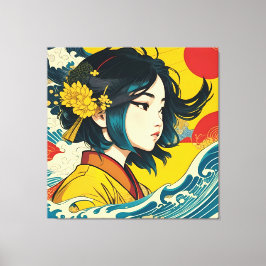 Ein vietnamesisches Mädchen im Vollblut Leinwanddruck