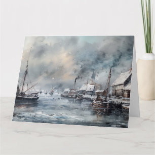 Ein Viktorianischer Winterfrieden: Weihnachten - G Karte