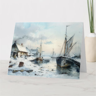 Ein Viktorianischer Winterfrieden: Weihnachten - G Karte