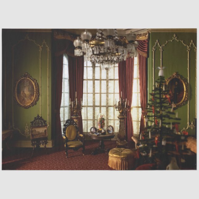 Ein Viktorianisches Weihnachten - Gewebepapier Seidenpapier (Vorderseite)