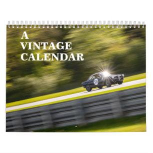 Ein Vintage-Kalender Kalender