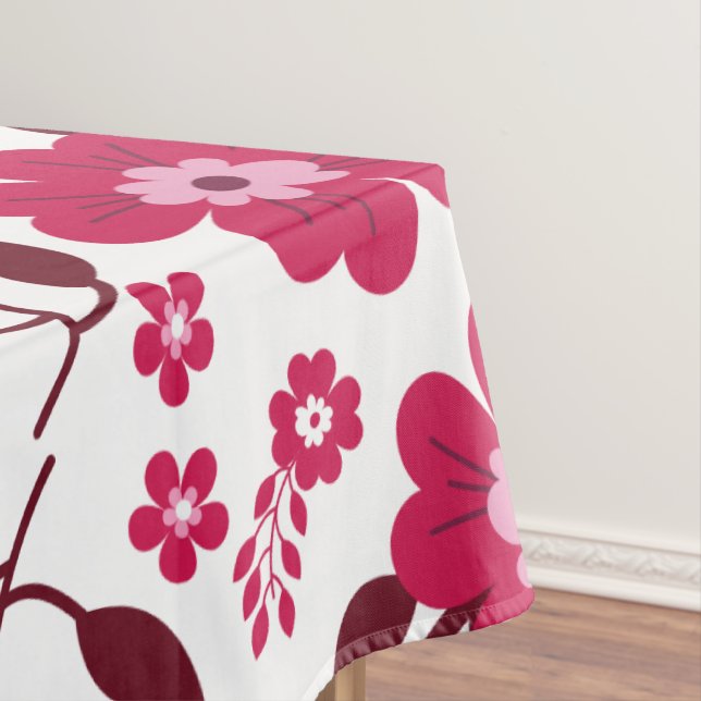 Ein Vintage-Style-Farbenfrohes Design Tischdecke (Beispiel)
