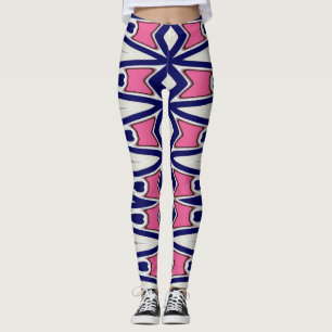 Ein vintagefarbenfrohes Muster "Ratti_Creative_Art Leggings