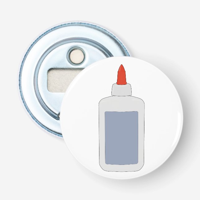 Ein Vintager Schulleim aus dem 80er der 90er Jahre Flaschenöffner (Vorderseite)