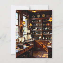 Ein Vintager Seeschifffahrtsladen | Behalt in Touc Postkarte