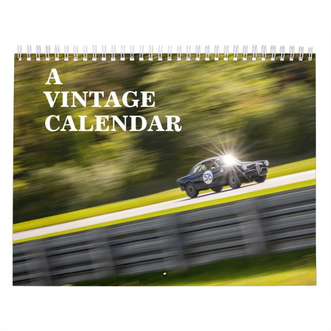 Ein Vintager Zeitplan Kalender (Titelbild)